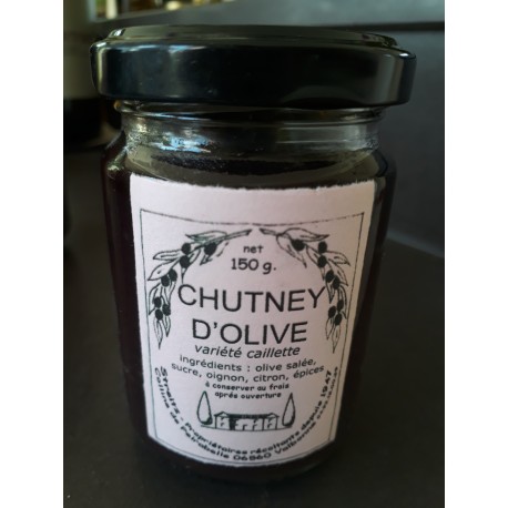Chutney d'olives   Domaine de Peyrebelle 150g