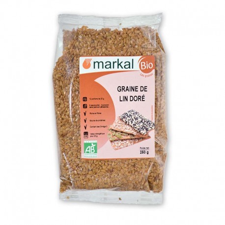 Graines de lin doré Markal 250g