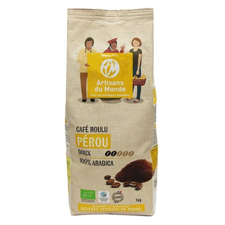 Café Pérou bio moulu 1kg