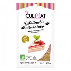 Gélatine bio feuille alimentaire 6x11g Culinat