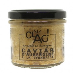 Caviar d'aubergine à la libanaise bio - 100 g Clac
