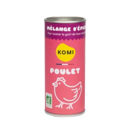 Mélange d'épices pour poulet bio - 44g. KOMI