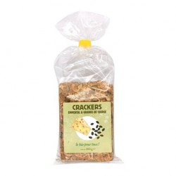 Crackers emmental courge (200g) origine pays-bas Le Bio Pour Tous