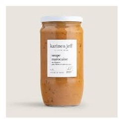 Soupe marocaine aux légumes pois chiches et abricots secs 0.78 L. Karine et Jeff