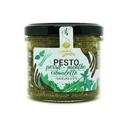 Pesto persil menthe ciboulette bio 90g Le Fabuleux Jardin