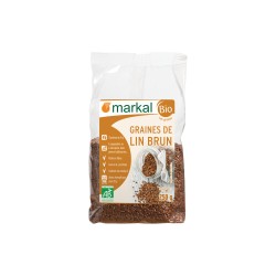 Graines de lin brun Markal 500g