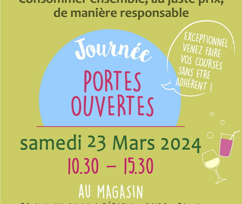 Journées portes ouvertes 23 mars